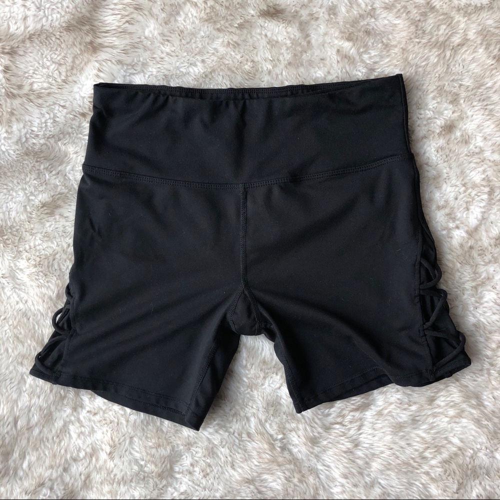 Betsey Johnson Athletic Black Shorts with Pocket